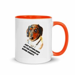 11oz Ceramic Mug with Color Inside