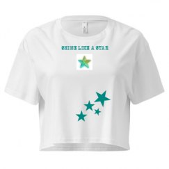 Ladies Festival Cali Crop Top Tee