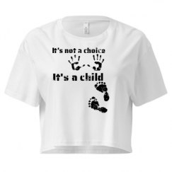 Ladies Festival Cali Crop Top Tee