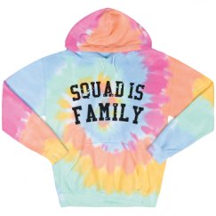 Unisex Tie-Dye Fleece Hoodie