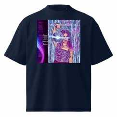 Unisex Organic Oversized High Neck T-Shirt