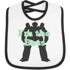 Infant Contrast Trim Bib