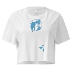 Ladies Festival Cali Crop Top Tee