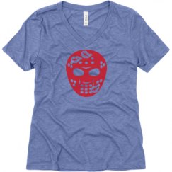 Ladies Relaxed Fit Super Soft Triblend V-Neck Tee