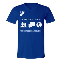 Unisex V-Neck Jersey Tee