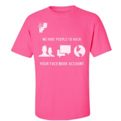 Unisex Ultra Cotton Safety Neon Crewneck Tee