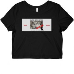 Ladies Slim Fit Crop Top Tee