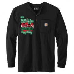 Unisex Carhartt Long Sleeve Henley Tee 