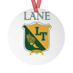 Metal Round Christmas Ornament