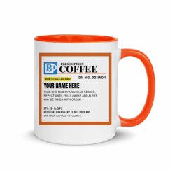 11oz Ceramic Mug with Color Inside