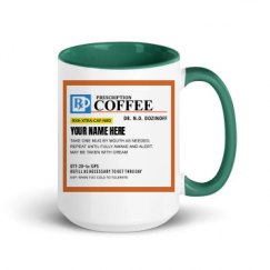 15oz Ceramic Mug with Color Inside