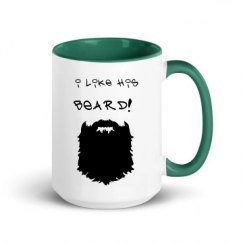 15oz Ceramic Mug with Color Inside