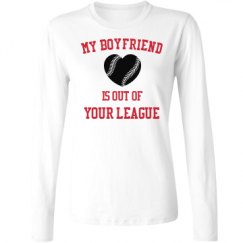 Ladies Relaxed Fit Basic Long Sleeve Tee