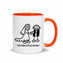 11oz Ceramic Mug with Color Inside