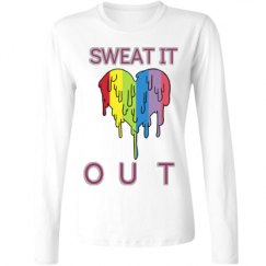 Ladies Relaxed Fit Basic Long Sleeve Tee