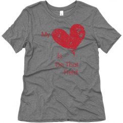 Ladies Relaxed Fit Super Soft Triblend Tee