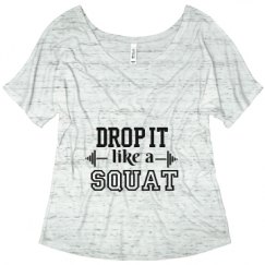 Ladies Flowy Slouchy Tee