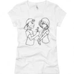 Ladies Slim Fit Basic Promo Jersey Tee