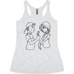 Ladies Slim Fit Super Soft Racerback Triblend Tank