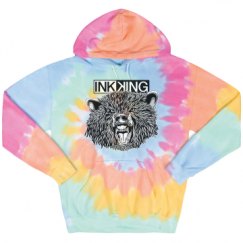 Unisex Tie-Dye Fleece Hoodie