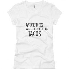 Ladies Slim Fit Basic Promo Jersey Tee