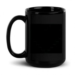 15oz Black Glossy Mug