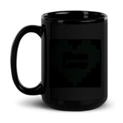 15oz Black Glossy Mug