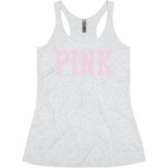 Ladies Slim Fit Super Soft Racerback Triblend Tank