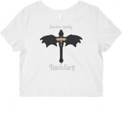 Ladies Slim Fit Crop Top Tee