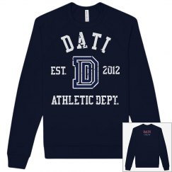 CW DATI NAVY VARSITY SWEATSHIRT