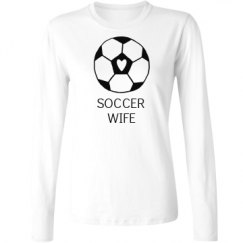 Ladies Relaxed Fit Basic Long Sleeve Tee