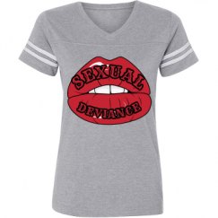 Ladies Relaxed Fit Vintage Sports Tee