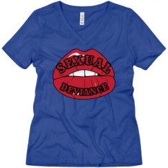 Ladies Relaxed Fit V-Neck Tee