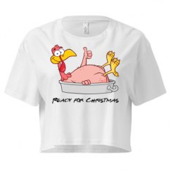 Ladies Festival Cali Crop Top Tee