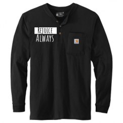 Unisex Carhartt Long Sleeve Henley Tee