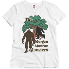 Indiana Bigfoot: Morgan Monroe Monsters Ladies Tee