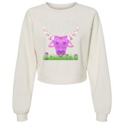 Women's Raglan Pullover Fleece