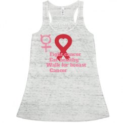 Ladies Flowy Racerback Tank