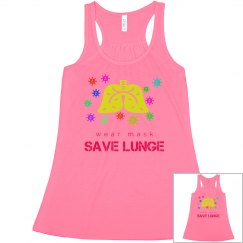 wear mask save lunge