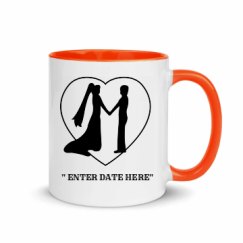 11oz Ceramic Mug with Color Inside