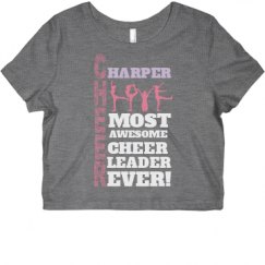 Ladies Slim Fit Crop Top Tee