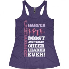 Ladies Slim Fit Super Soft Racerback Triblend Tank