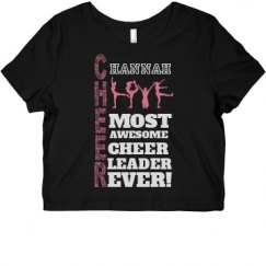 Ladies Slim Fit Crop Top Tee