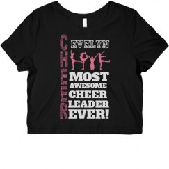 Ladies Slim Fit Crop Top Tee