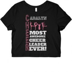 Ladies Slim Fit Crop Top Tee