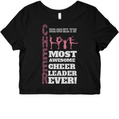 Ladies Slim Fit Crop Top Tee