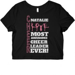 Ladies Slim Fit Crop Top Tee