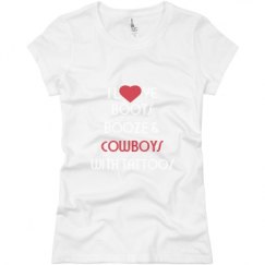 Ladies Slim Fit Basic Promo Jersey Tee