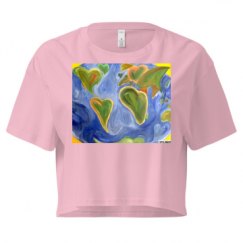 Ladies Festival Cali Crop Top Tee