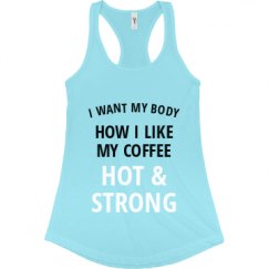 Ladies Slim Fit Racerback Tank Top